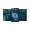 Mehrteiliges Bild Kornblumen Auf Der Wiese 3D